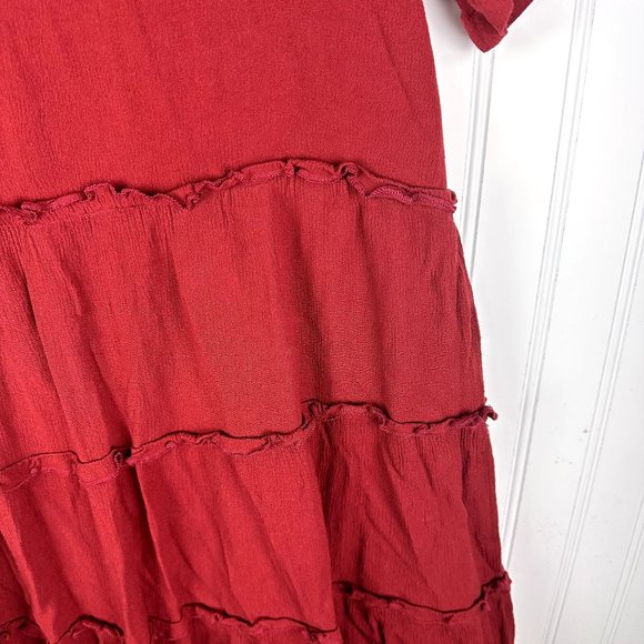 Showpo Women's Red Dress‎ Short Sleeve Size 2 - Picture 3 of 4